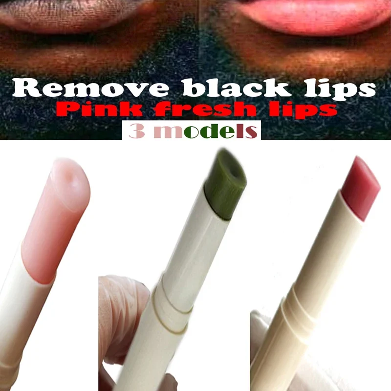 African hot sale Natural Green Plant Pink Fresh Lightening Lip Cream Treatment to Remove Dark Lips men and women Free shipping