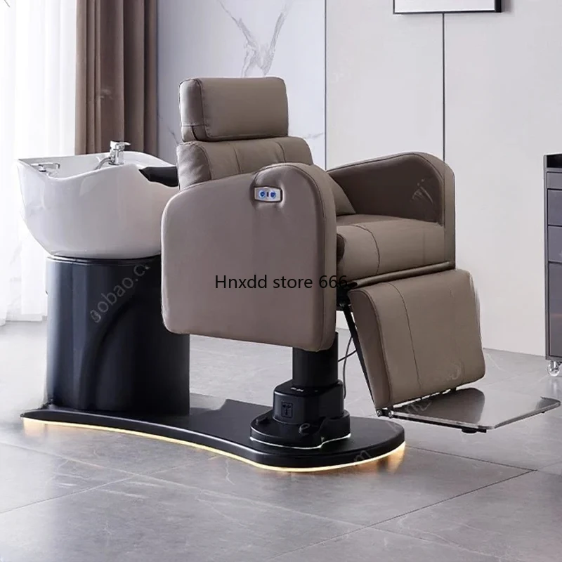 Massage Shampoo Chair Hair Salon Luxury Comfort Head Spa Hydrotherapy Hair Wash Chair Smart Shampouineuse Furniture MQ50XF