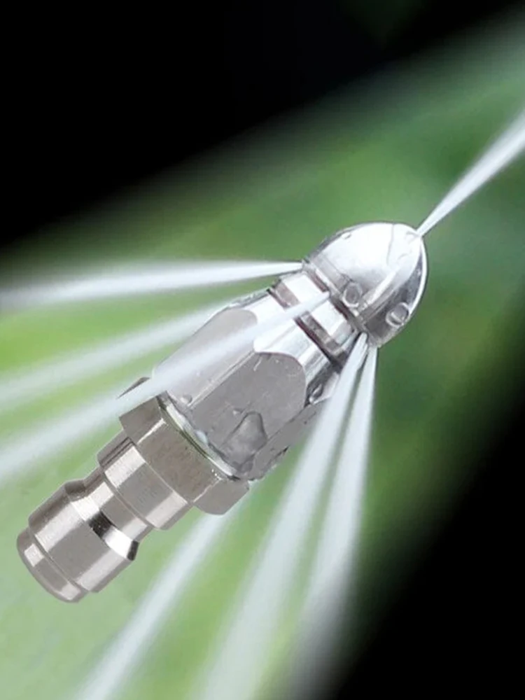 

2 PCS Pressure Washer Sewer Jetter Nozzle Stainless Steel 1/4inch Quickly Connector Sewer Jetting Nozzle for Heavy Dirty