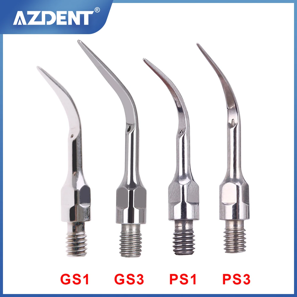 AZDENT 1pc Dental Scaler Tip Scaling Periodontics Endodontics GS1 GS3 PS1 PS3 Tips Fit for SIRONA Ultrasonic Scalers Handpiece