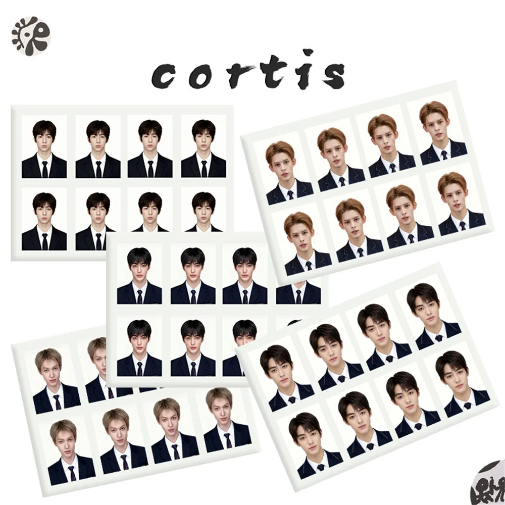 5 шт./компл. Kpop CORTIS фотокарты альбом SEONGHYEON KEONHO JAMES JUHOON MARTIN 	 Коллекция идентификационных фото фанатов