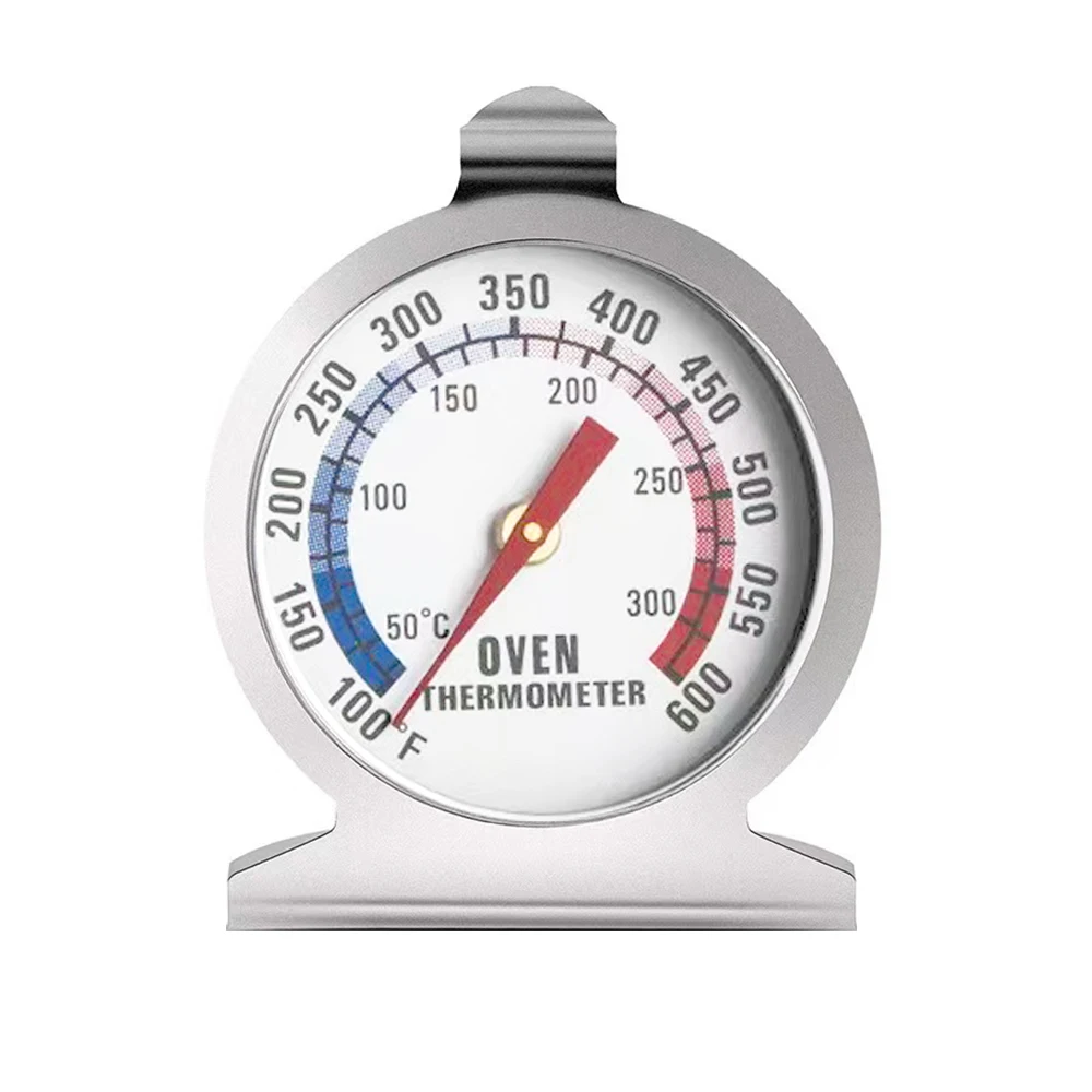 50°C~300°C/100°F~600°F Stainless Oven thermometer Kitchen Food Mini Dial Stand Up Temperature Meter Baking Tool