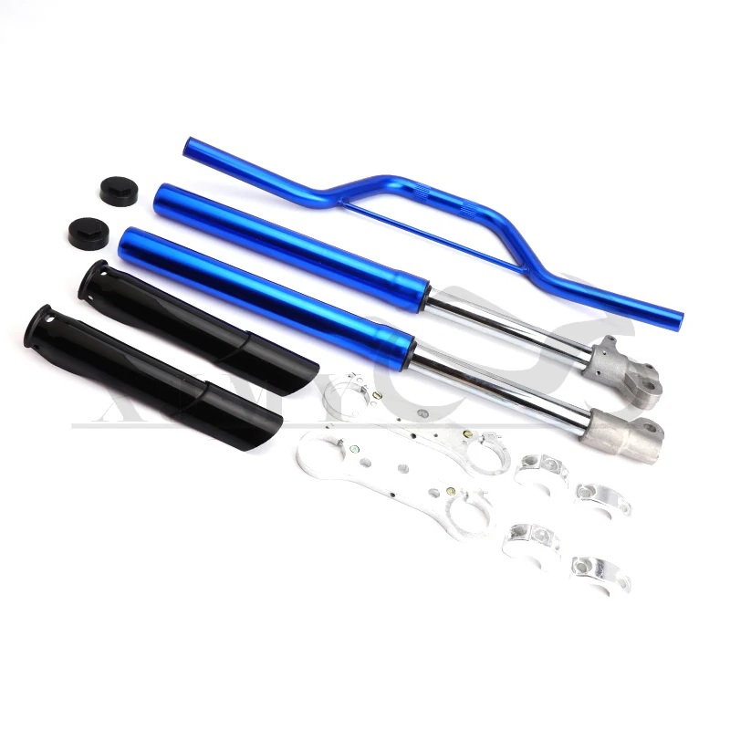 Motorcycle 540mm Front Fork Shock Absorber With Aluminum Handlebar For Mini Dirt Bike Small Cross Motor 2 Stroke Engine Off Road