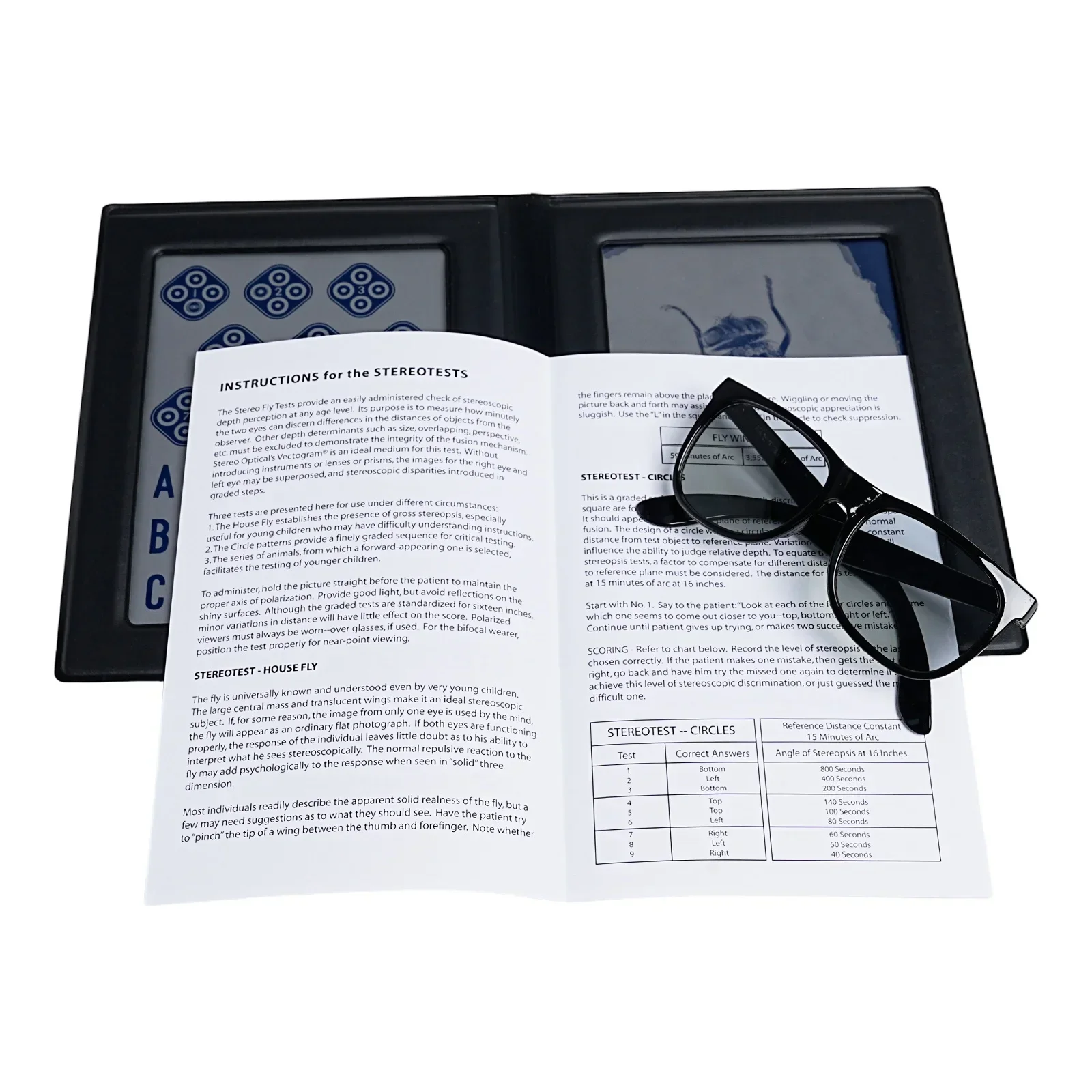 Aist Optical Equipment Optometry Stereo Fly Vision Test for Evaluation of Gross Stereopsis and Fine Depth Perception