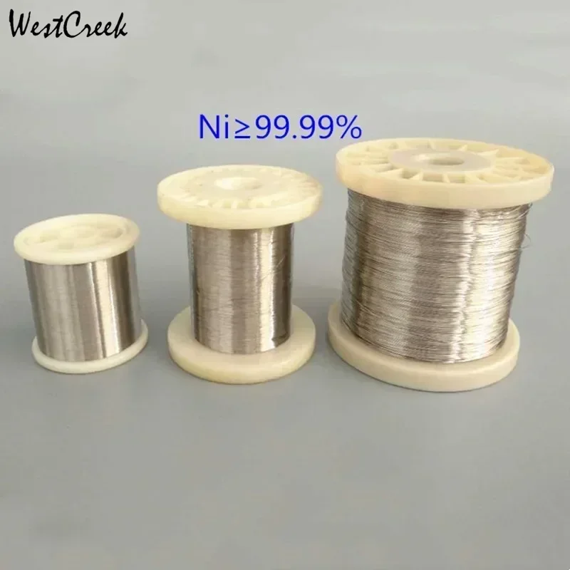 Ni 99.99% High Purity 0.025mm-8.0mm Nickel Wire Lectrode Wire Superfine for Scientific Research Laboratories