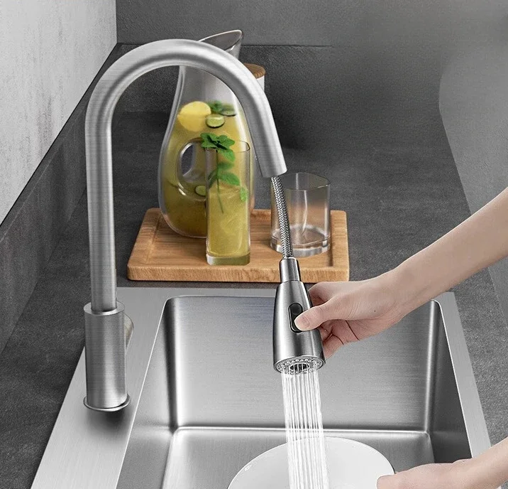 

Индивидуальная кухонная ручная стирка из нержавеющей стали 304, с одним слотом, утолщенная