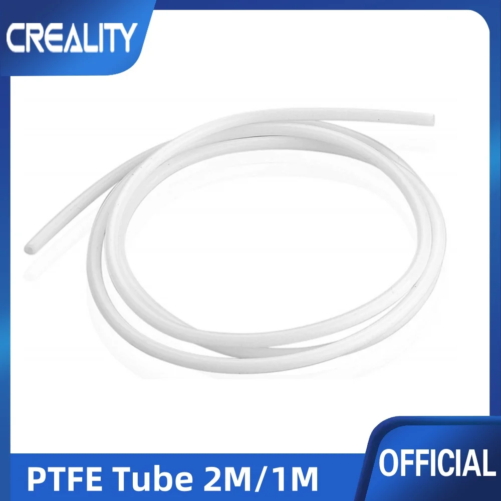 1/2M PTFE  Tube 3D Printer Tube for 1.75mm Filament, PTFE Tubing High-Temperature Resistance Flexible Extruder Tube