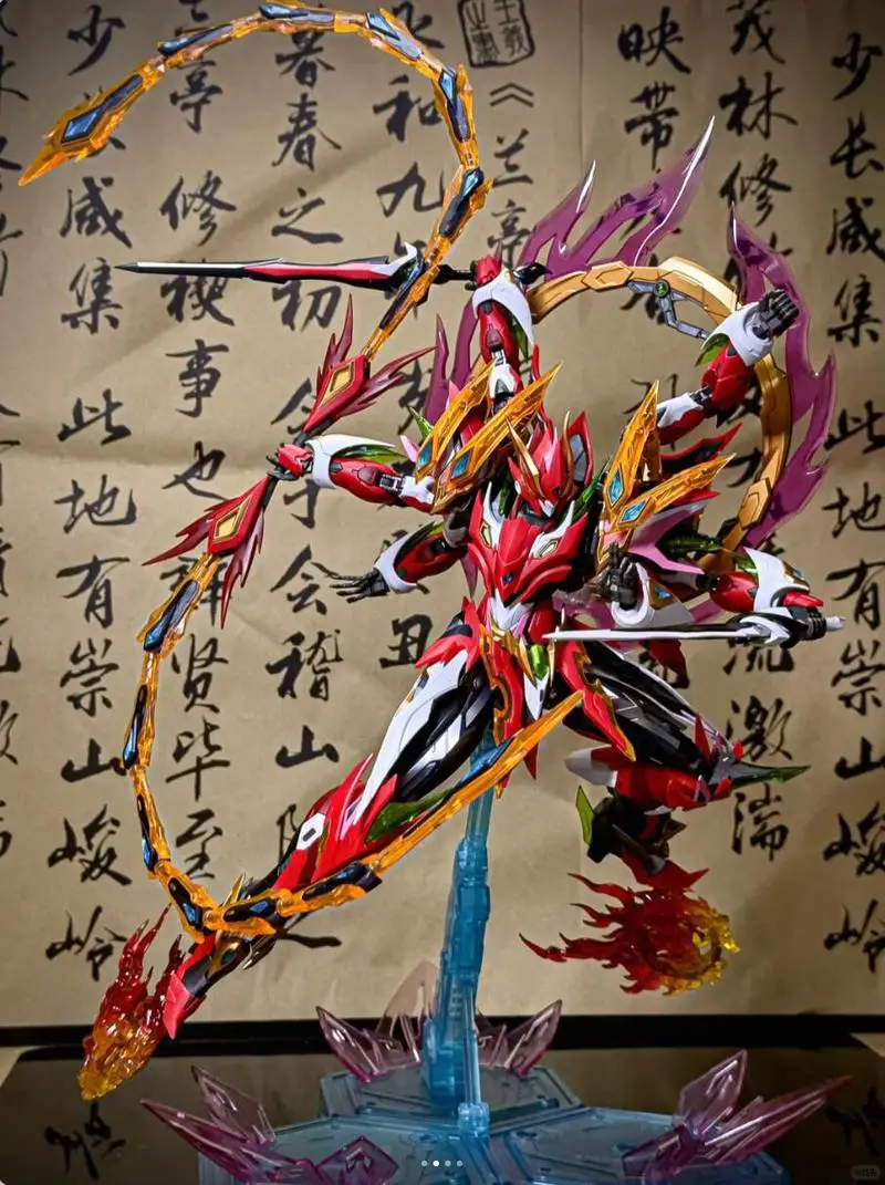 متوفر محرك Nuclear Mg 1/100 Aobing-Nezha-Bai Qi-Cao Ren هيكل عظمي معدني يتحرك يجمع نموذج Mecha ويجمع هدايا الألعاب #5