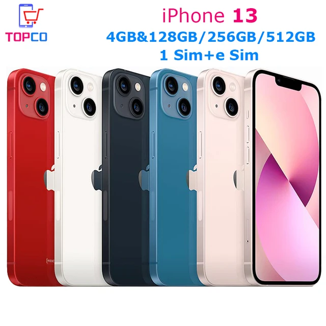 iPhone 13 128/256/512GB ROM iPhone13 Unlocked Genuine 5G Mobile Phone 6.1