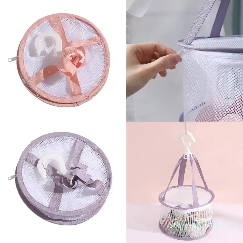 Makeup Sponge Drying Rack String Bag Foldable Reusable Drying Net Bag Makeup Puff Brushes Holder  Drying Tool