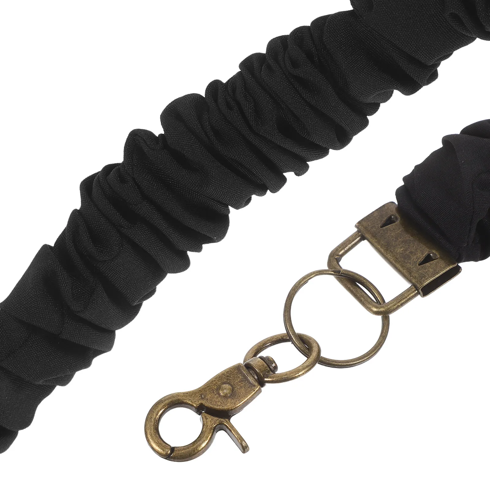 2Pcs Badge Lanyards Elastic Neck Strap Adjustable Stretchy Neck Lanyards Pen Leash for Stylus Id Keys Teachers Office