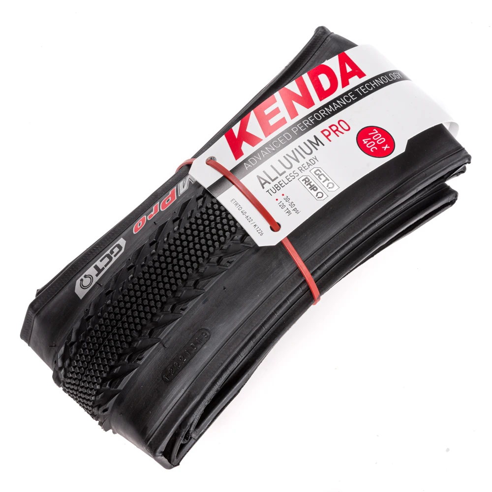 KENDA  ALLUVIUM PRO（K1226）Pneu 700x40c Original Folding Bicycle Tire 120TPI Tubless TR Bike Tyre