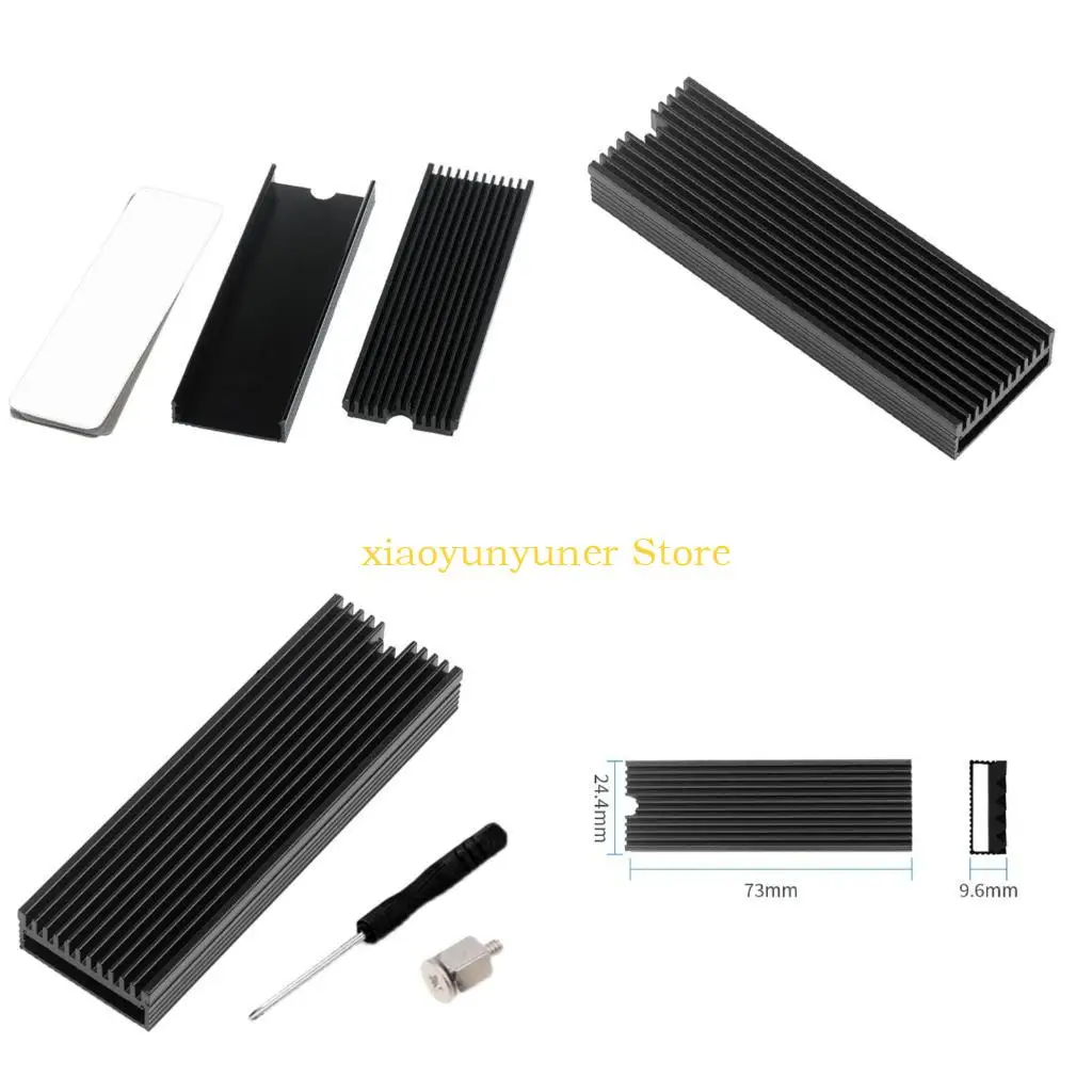 

P9JB Heatsink Cooler NVMe 2280 SSD Heat Sinks Thermal Pad Heatsink with design Coolers Fine Workmanship
