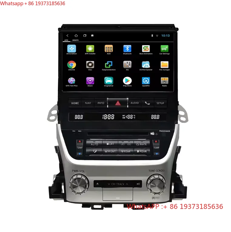 For  Car Accessories Radio for Land Cruiser LC200 2016-2023 Multimedia Android 12.3 Inch Carplay Headunit LC200 SCREEN
