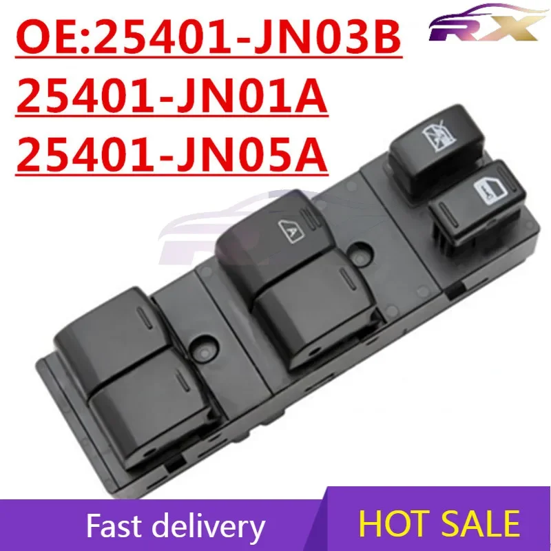 

НОВИНКА: 25401-JN03B, 25401-JN01A, 25401-JN05A. Подходит для кнопок управления стеклоподъемниками Nissan Teana 2008-2012 годов.