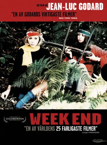 Week End (1967) Jean-luc Godard movie SILK POSTER Wall Art Painting Home Deor