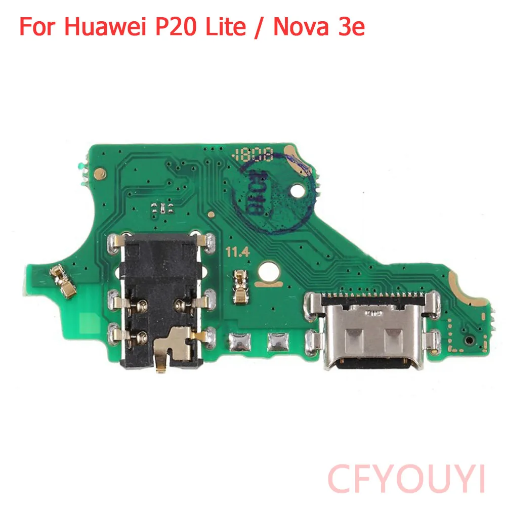 

10pcs/lot OEM USB Charging Charger Port Dock Connector Flex Board Replace Part For Huawei P20 Lite P20Lite / Nova 3e