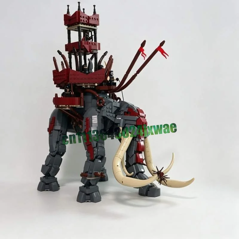 2095PCS Oliphaunt Mumakil Elephant MOC Model Custom Puzzle Fantasy Building Blocks DIY Creative Assembly Collectible Toy Gift