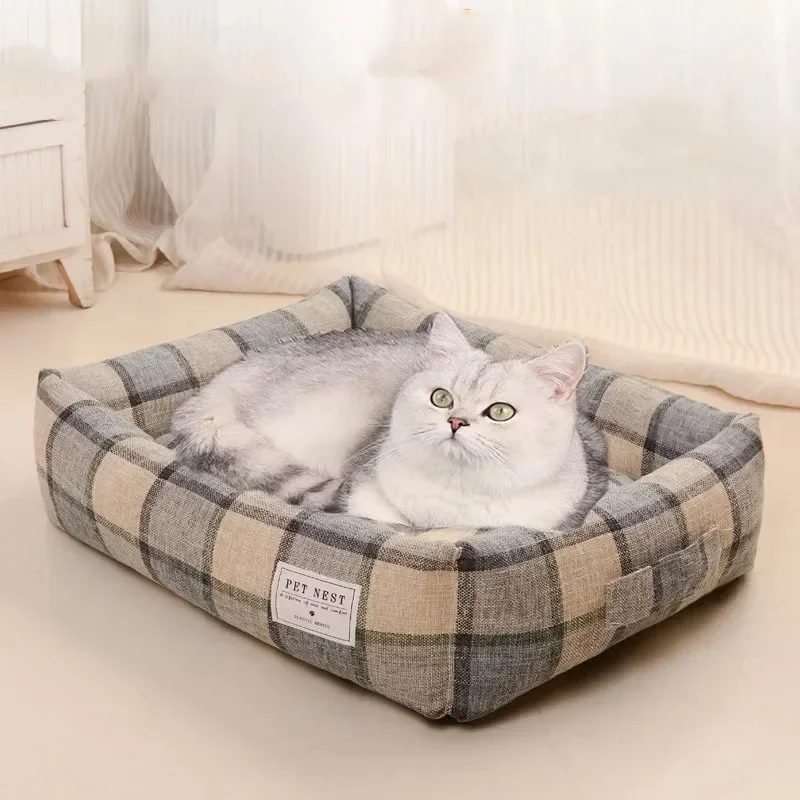 Pet Dog Cat Bed Mat Large Dog Sofa Bed Warm Pet Nest Kennel for Small Medium Large Dogs Puppy Kitten Plus Size Sleeping Mattress