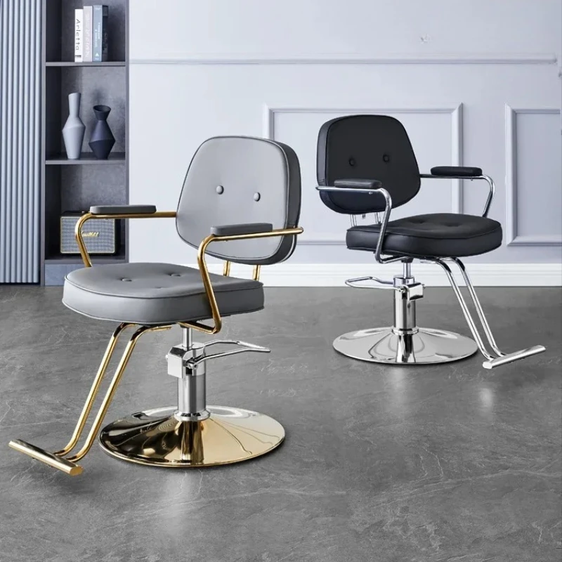 

Professional Pedicure Chair Manicure Hairdressing Barber Chair Beauty Salon Reclining Massage Sillas Barberia Furniture