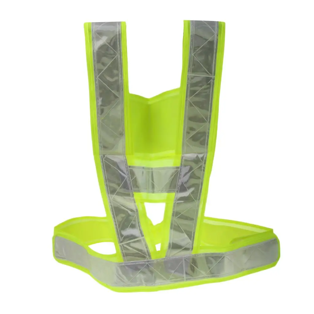 Lightweight Adult High Visibility Security Belt with Reflective Stripes for Working Runing Use