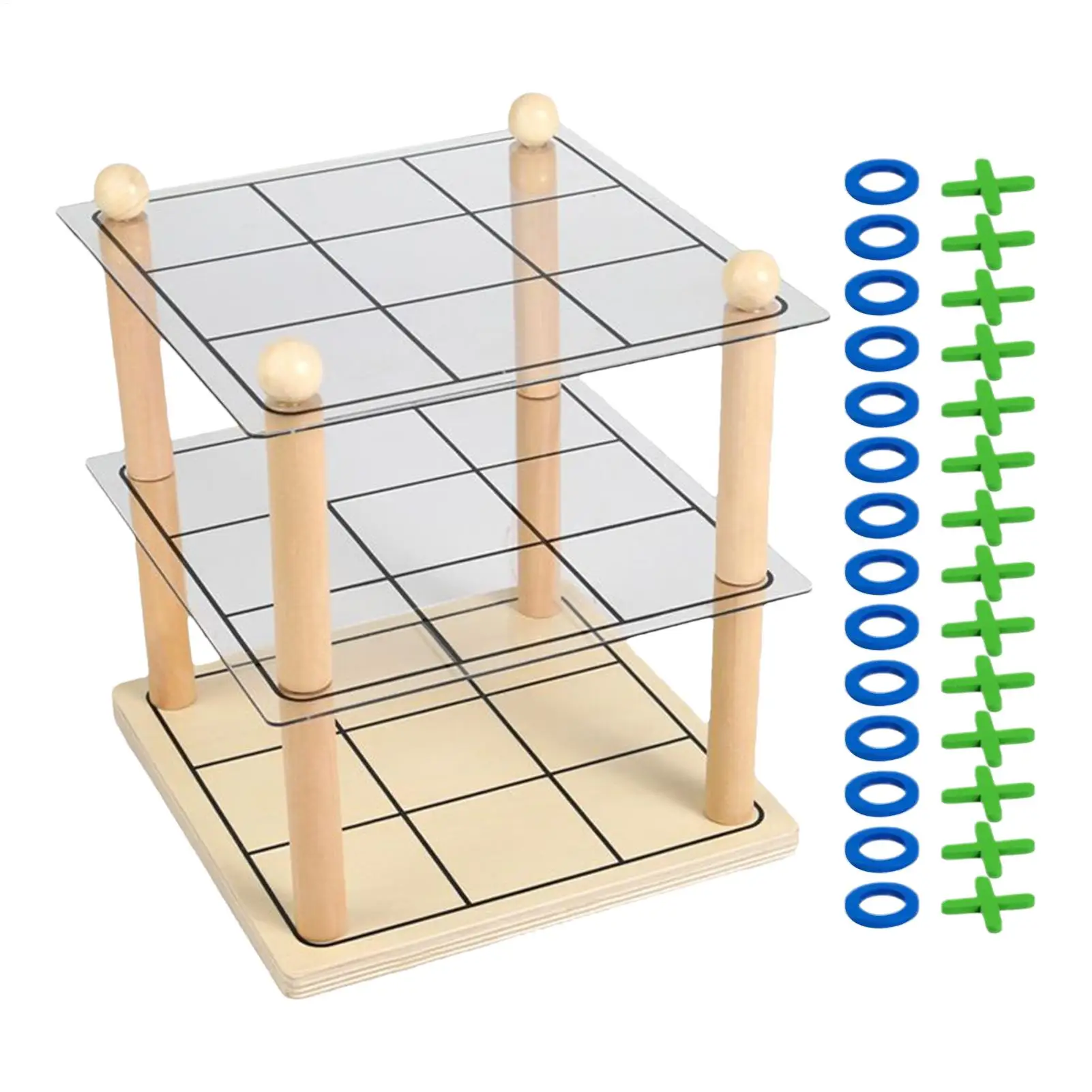 

Family Board Game 3D Strategic Toys Learning Activities Outdoor Classic Row Connect Toy For Kids Adults Children Family Party