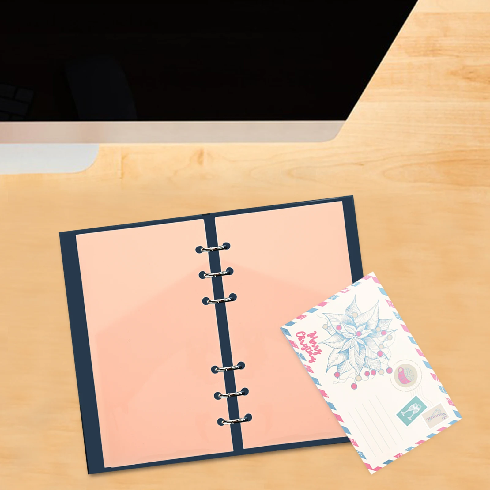 

5 Pcs Loose Leaf Binder Insert A6 PP Replaceable Pocket Daily Use Budget Planner Accessories Storage Solution File Organizer