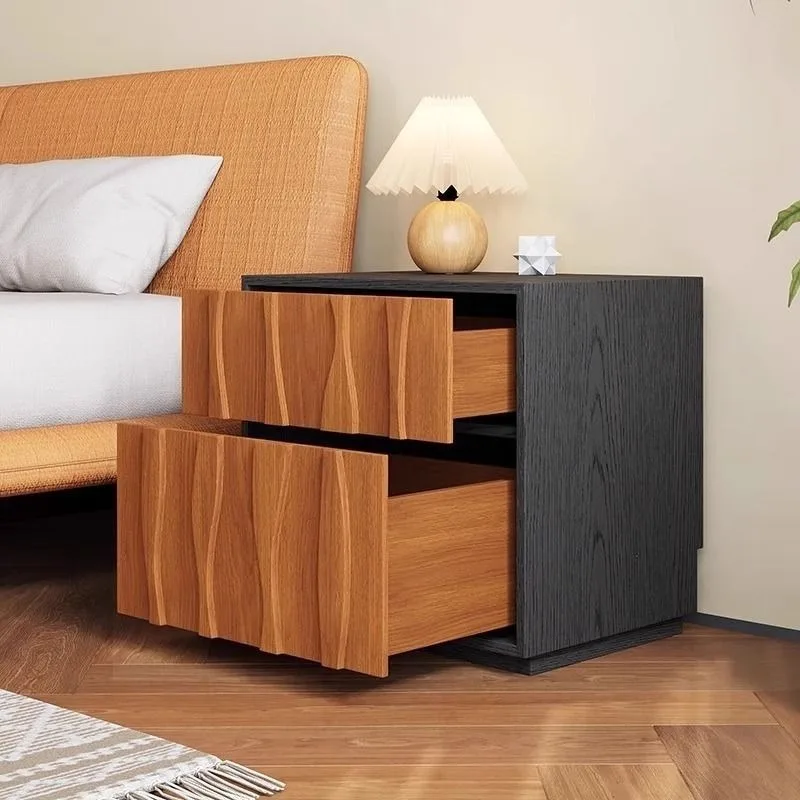 Medieval style bedside table, bedroom small combination locker