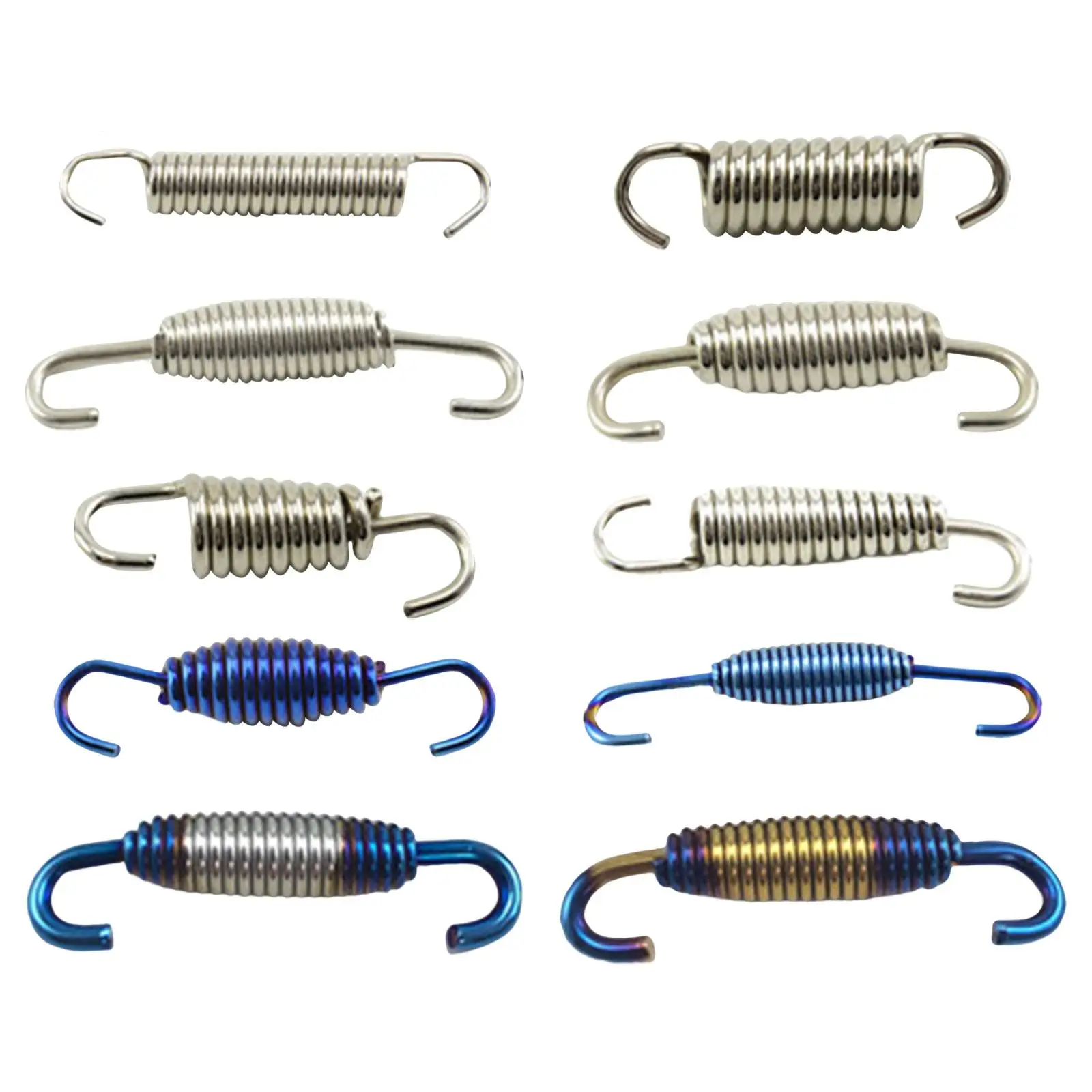 

Motorcycle Exhaust Pipe Spring Universal Fit Sturdy Stainless Steel Muffler Hook Support for ATV Motorbike Exhaust