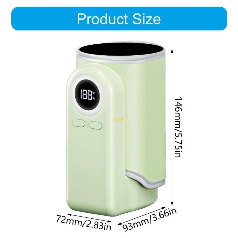 Viagem portátil leve que aquece 4 1 Aquecimento rápido Fórmula leite materno USB Bateria 10000mAh