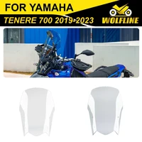 WOLFLINE Tenere700 parabrisas para Yamaha Tenere700 parabrisas Deflector de viento Protector alerón delantero cubierta 2019-2023
