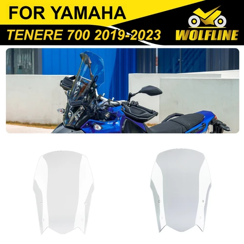 Imagen 1 del producto WOLFLINE Tenere700 parabrisas para Yamaha Tenere700 parabrisas Deflector de viento Protector alerón delantero cubierta 2019-2023
