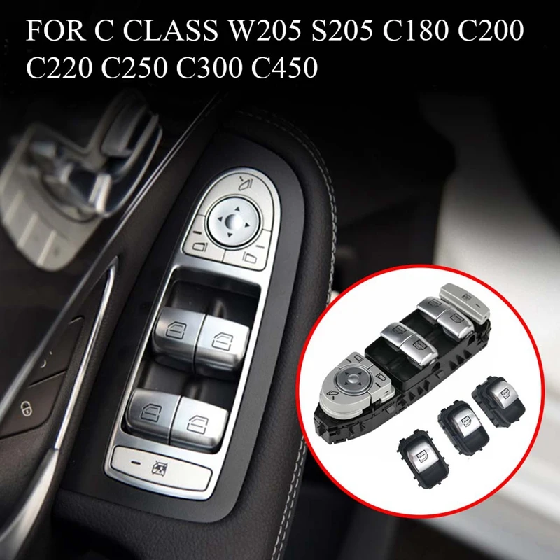 

2229056800 Электрический главный переключатель стеклоподъемника для Benz C Class W205 S205 C180 C200 C220 C250 C300 C450