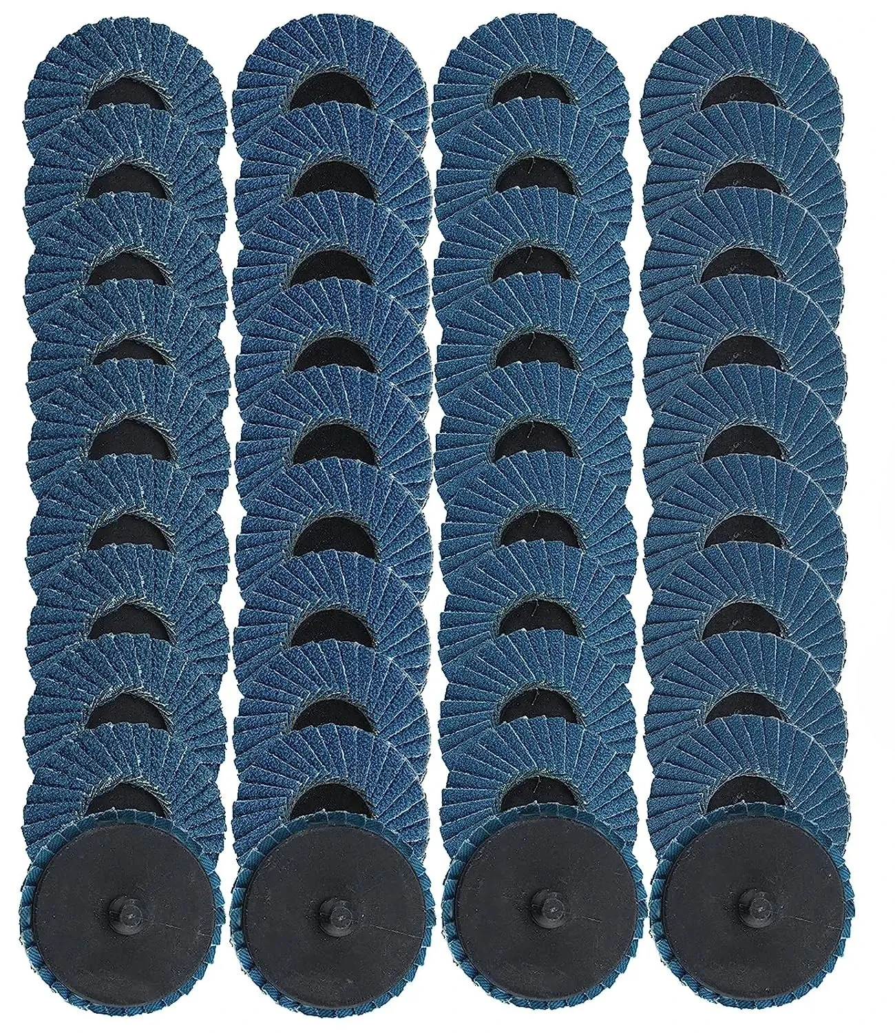 10/20/50PCS 50mm Professional Flap Discs 2 Inch Sanding Discs 40/60/80/120 Grit Grinding Wheels Blades For Angle Grinder