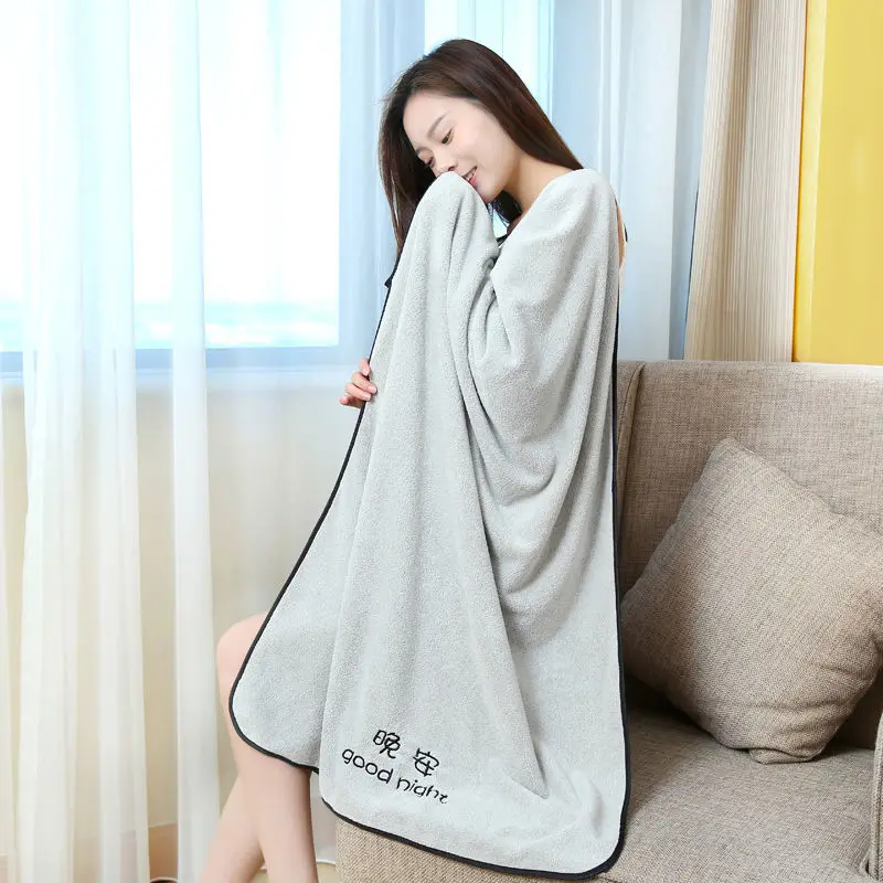 Youpin 70*140 Solid Cotton Bath Towel Soft Comfortable Home Towel Thick Microfiber Absorbent Towel Couple Good Night Bathrobe