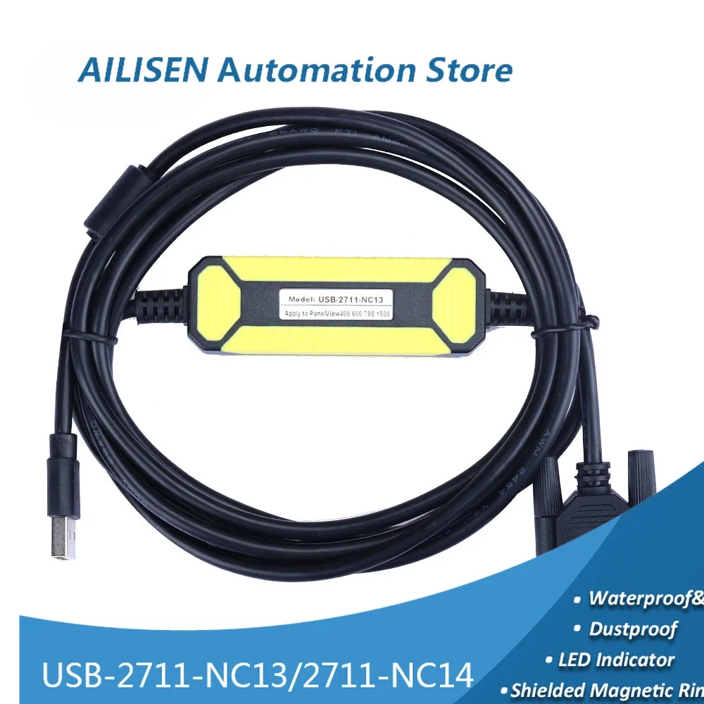 

USB-2711-NC13/2711-NC14 Suitable For A-B Panelview Touch Screen Programming Cable Data Wire