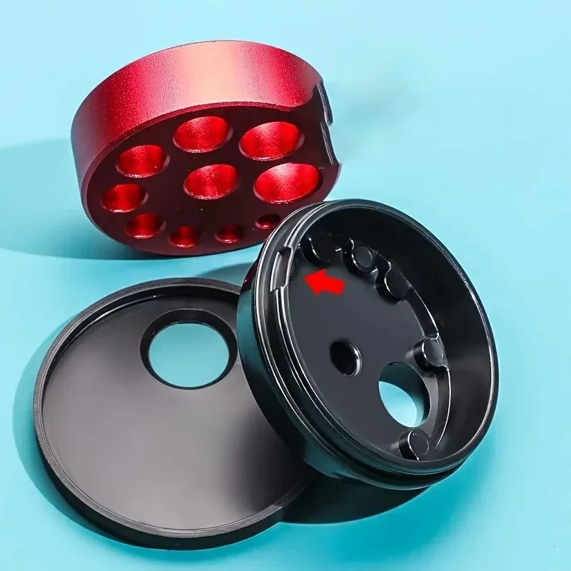 Acessório Extrator de Poeira Vermelho para Furadeiras de Impacto - Remove Poeira e Detritos Durante a Perfuração, Ideal para Construção e Projetos DIY