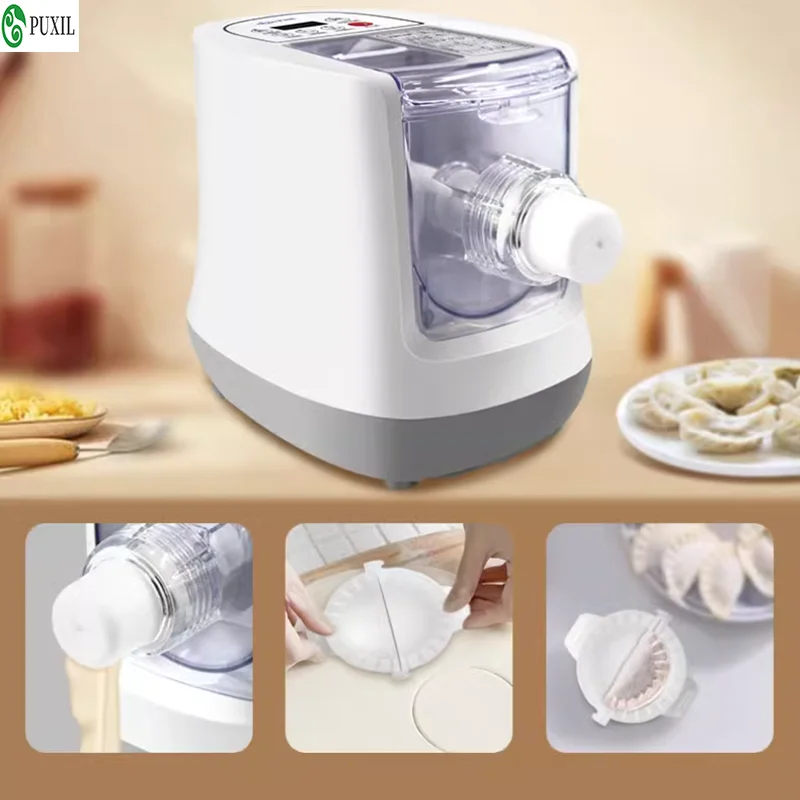 220V/ 110V Electric Automatic Noodle Maker Machine Multifunction Pasta Maker Dough Roller Dumpling Skin Machine Various Shapes