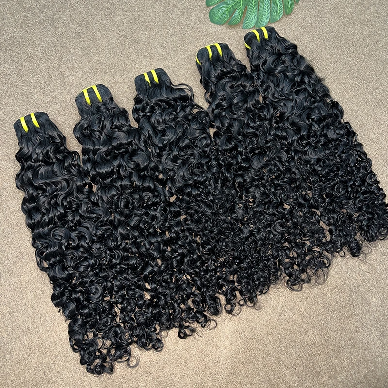 

Бирманские вьющиеся необработанные человеческие волосы, пучок волос, кудри пикси, полная голова, 100% девственные необработанные человеческие волосы, наращивание плетения, 1/3/4 шт.