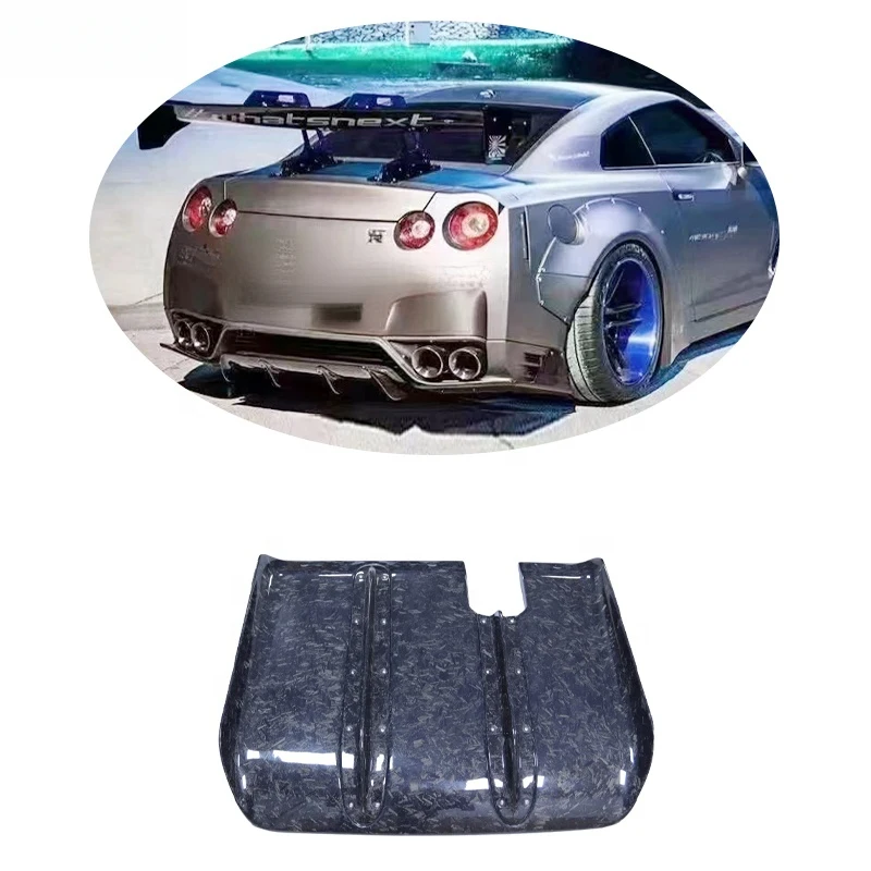 

LB STYLE Forged CARBON FIBER REAR BUMPER DIFFUSER LIP for GTR R35 2008-2016
