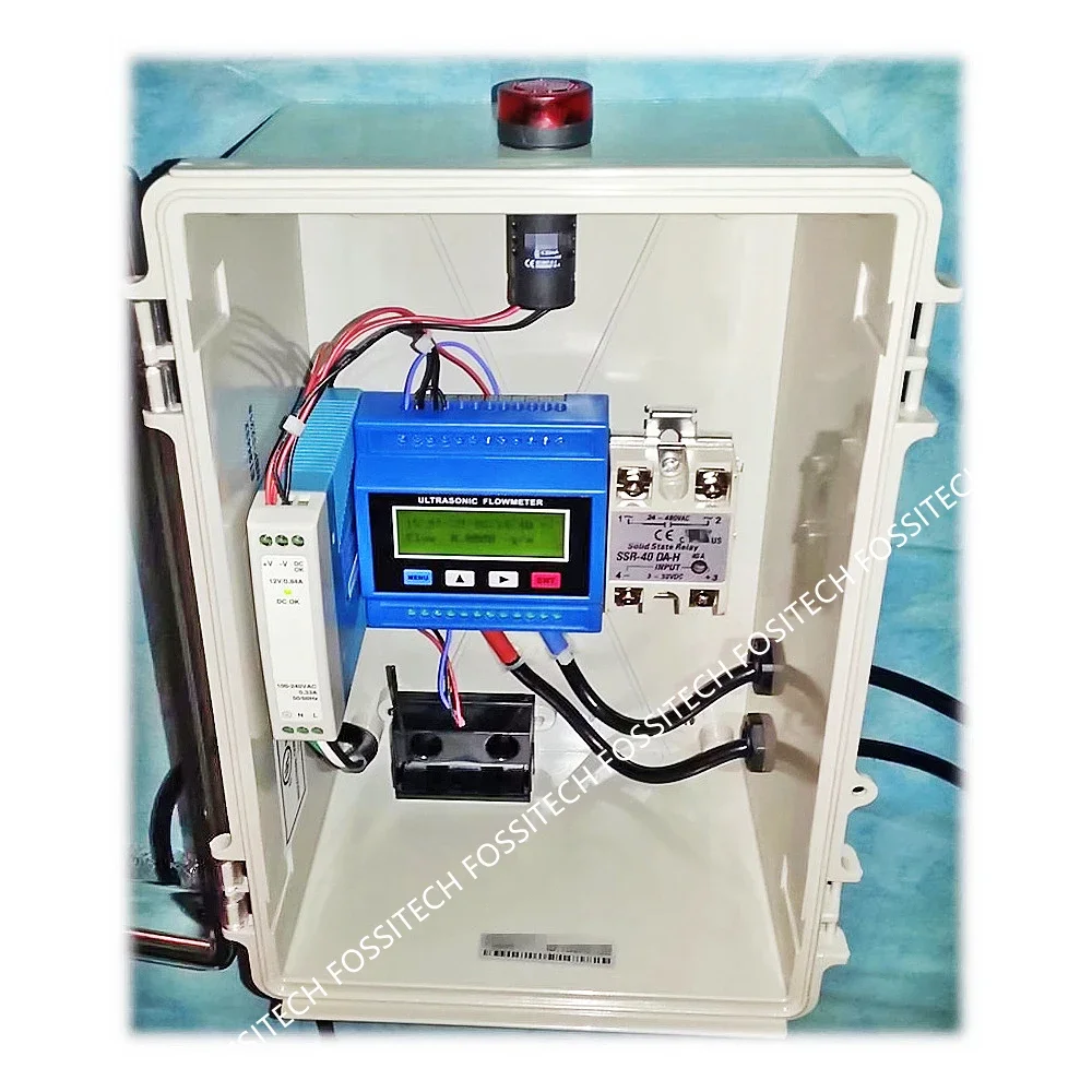 TUF-2000M DN50~700mm Digital Ultrasonic Flowmeter Module With TM-1 Sensor Indicator Counter Water Flow Meter