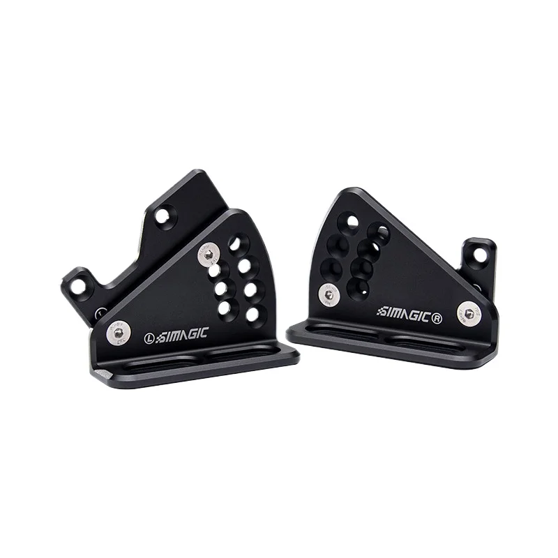 L-type CNC anodized bracket for Simagic α coefficient mini servo direct drive base racing car