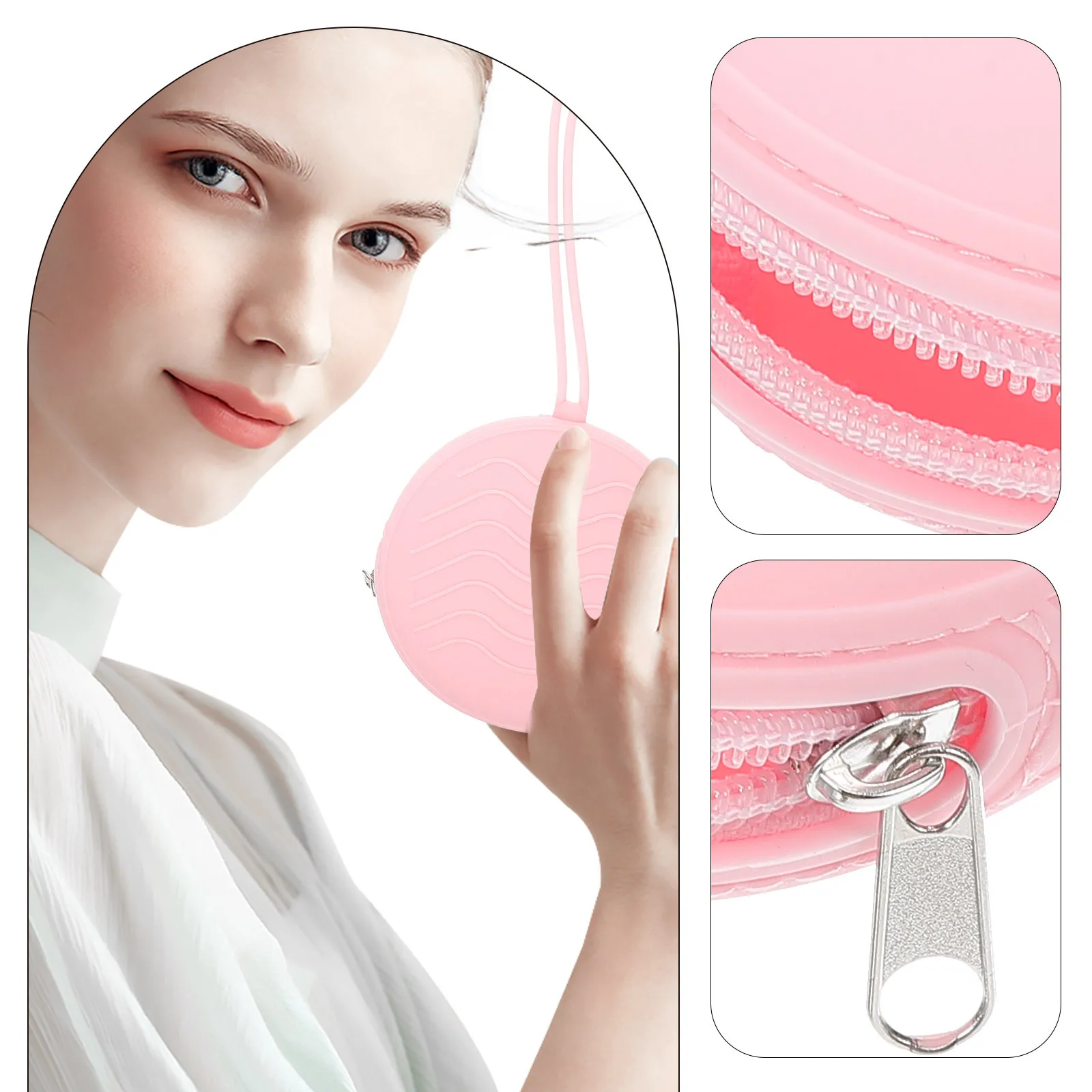 

Reusable Menstrual Cup Storage Box Portable Silicone Case No Burrs Safe Design Ideal for Outdoor Travel Period Care Menstrual