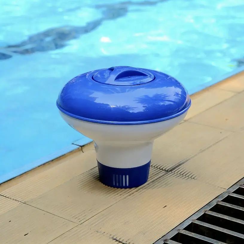 Dispensador de Pastillas Flotante Ajustable de 10 Pulgadas para Limpieza de Piscinas, Spas y Jacuzzis, Accesorio de Limpieza Química
