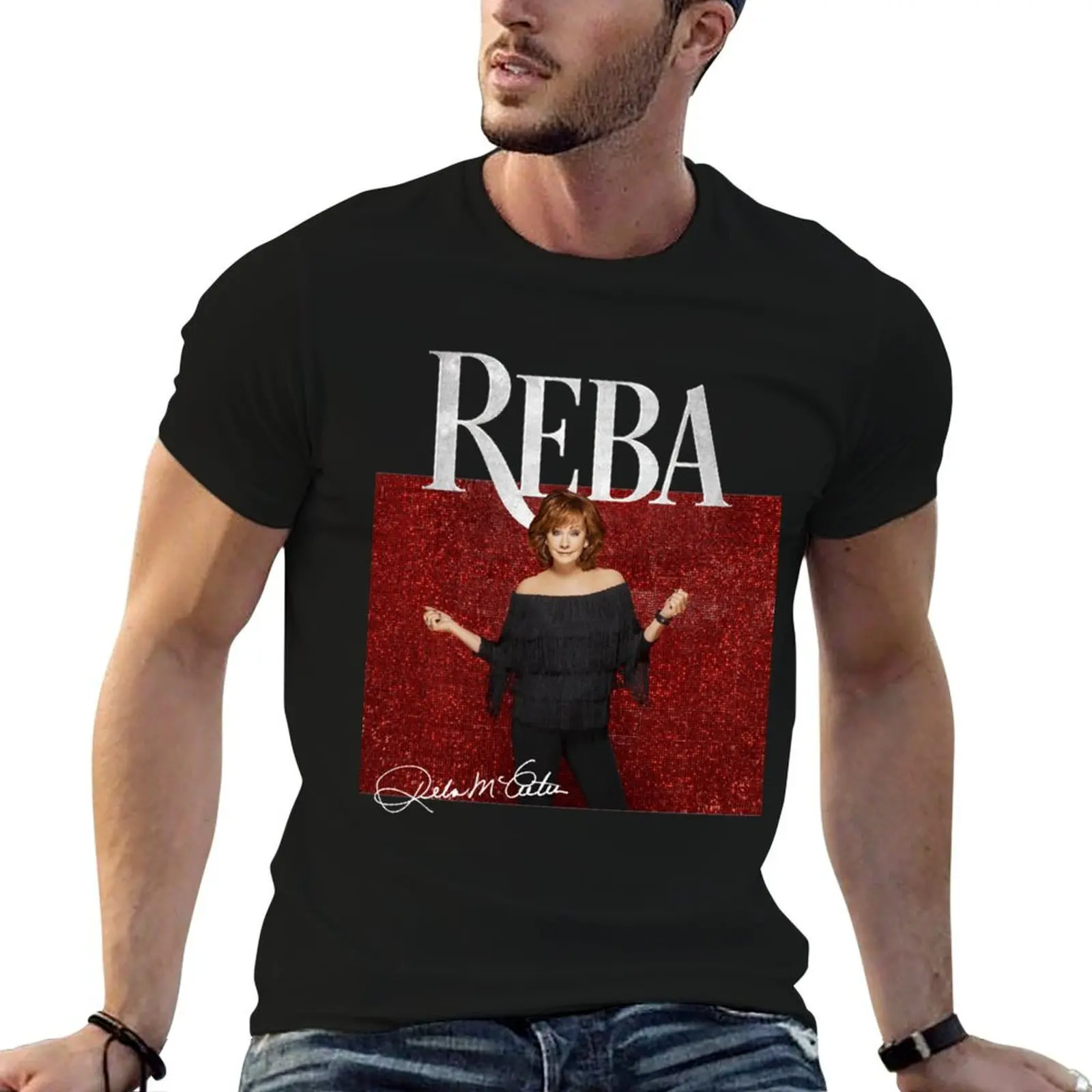 Reba Live in Concert 2022 with Signature Classic . T-Shirt blanks luxury t-shirt mens funny t shirts