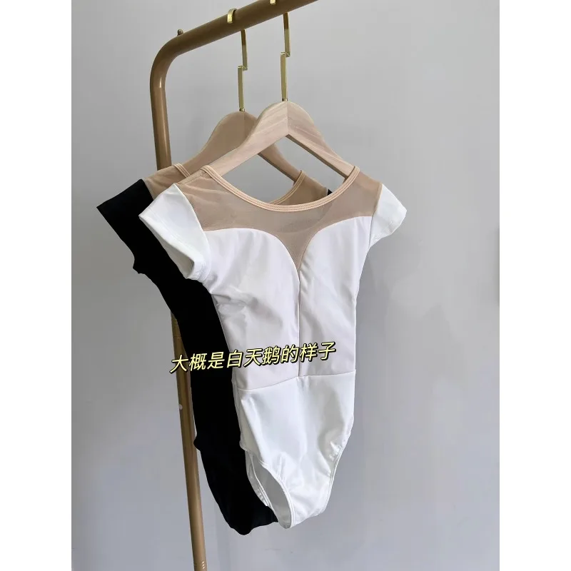 

customized adult ballet practice leotard black suspender art exam figure gymnastics jumpsuit aerial yoga dance costume bodysuit