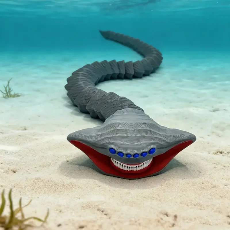 

3D Printed Deep-Sea Monster Action Figure - Movable Joint Cute Toy Gift for Collectors And Children