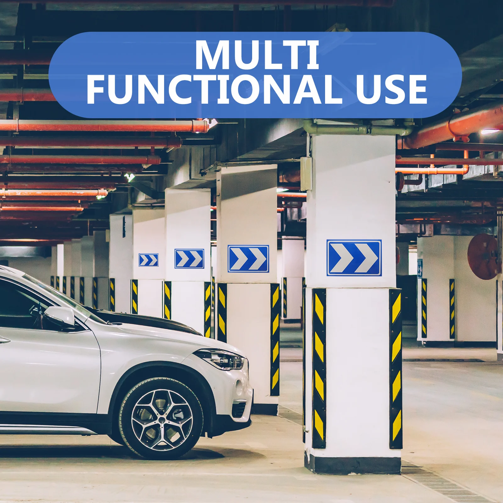 Reflective Durable Arrow Sign Aluminum Pe Polyethylene Garage Parking Lot Directional Traffic Sign Arrow Signs