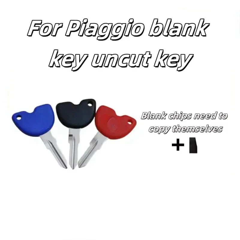 

Blank Key For Piaggio Medley rsmax250ie Vespa GTS, GTV, GT S 125, 200, 250 300 Motorcycle Replace Uncut Keys Chip slot