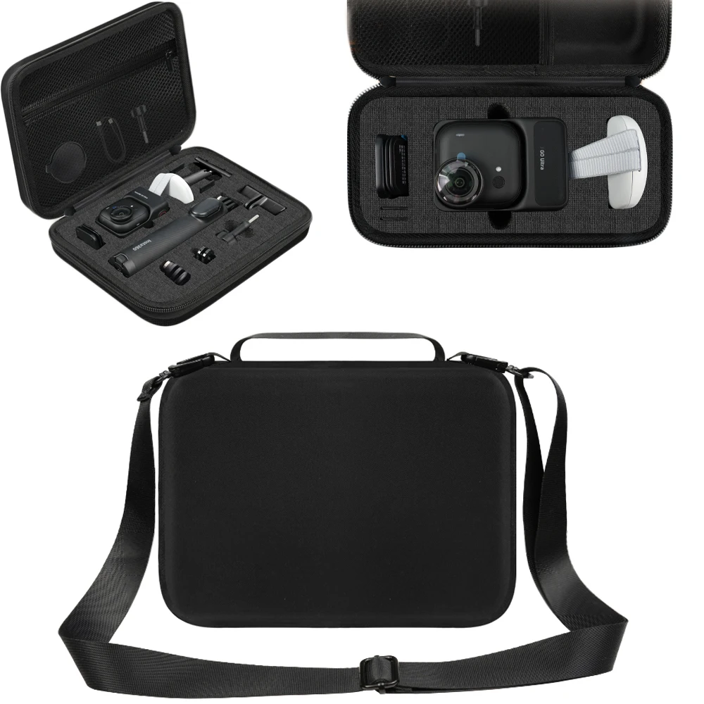 Shadow Stone for Insta360 Go Ultra Popular Bundle Storage Case,Hardshell Storage Bag Waterproof Carrying Case